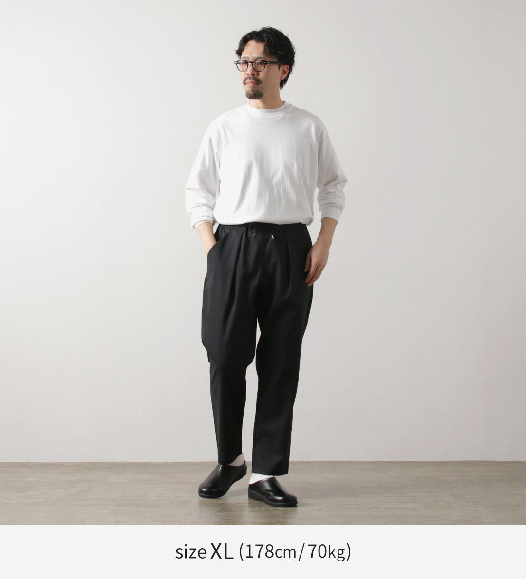 RE HECHO EN TOKIO JAPÓN / Ramie Solotex Twill Tuck Pants