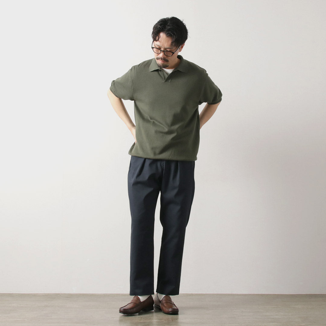 RE HECHO EN TOKIO JAPÓN / Ramie Solotex Twill Tuck Pants