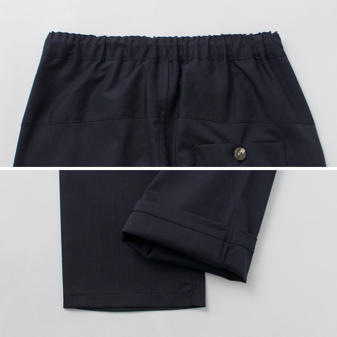 RE HECHO EN TOKIO JAPÓN / Ramie Solotex Twill Tuck Pants