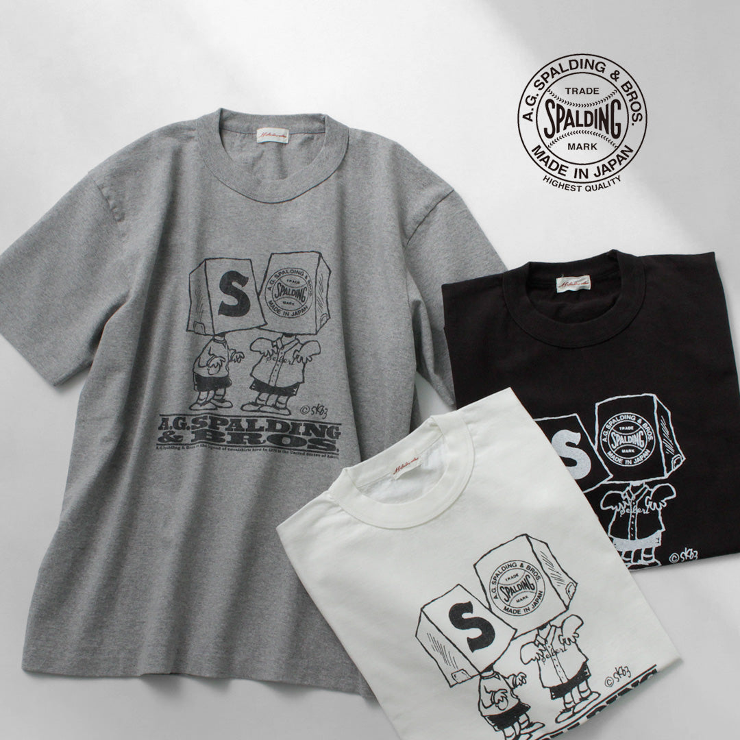 A.G.SPALDING & BROS / T-shirt imprimé carnet de croquis