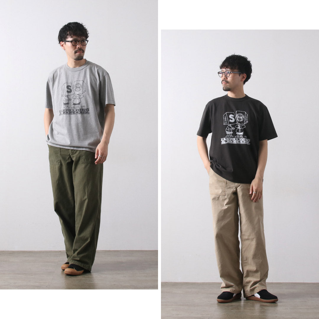 A.G.SPALDING & BROS / T-shirt imprimé carnet de croquis
