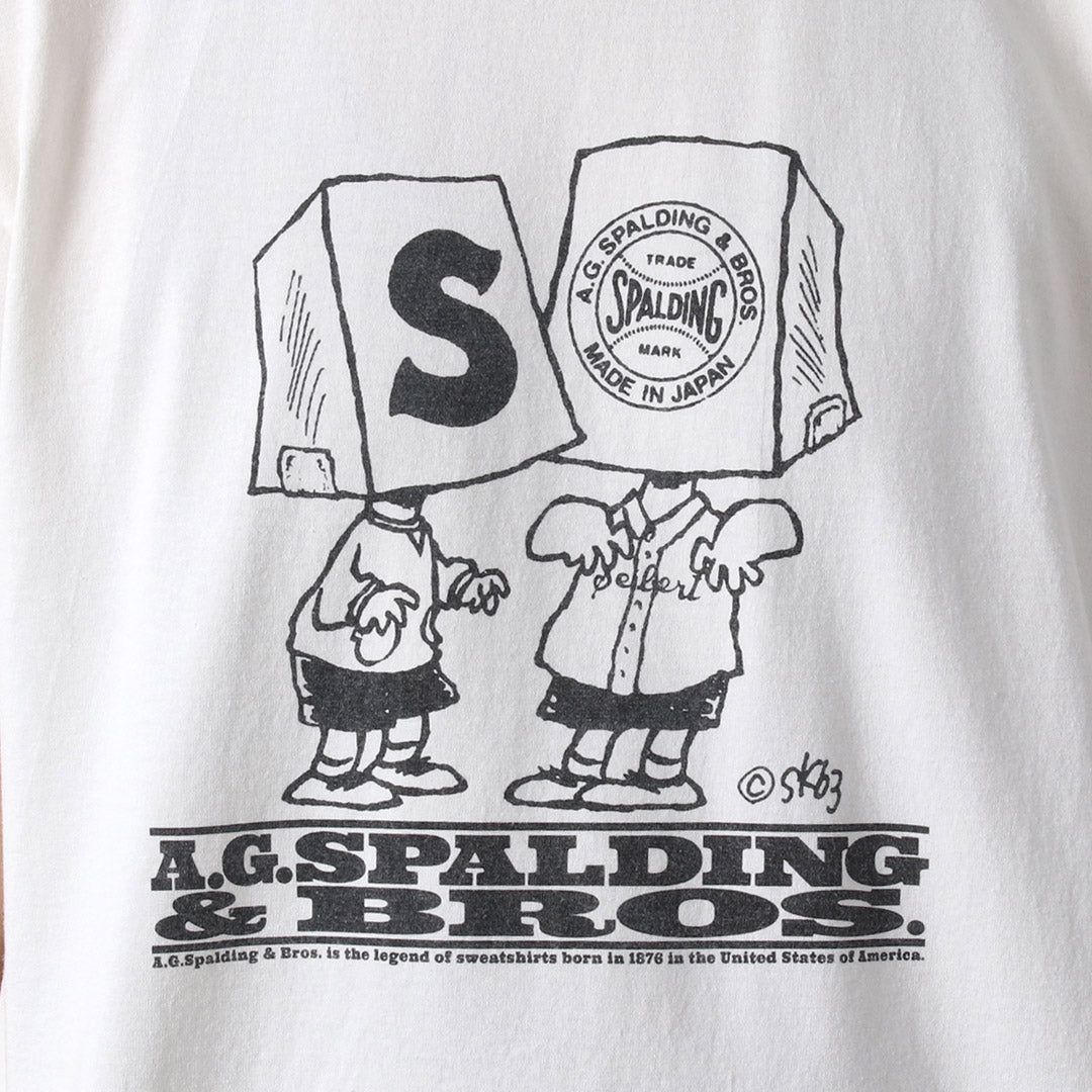 A.G.SPALDING & BROS / T-shirt imprimé carnet de croquis