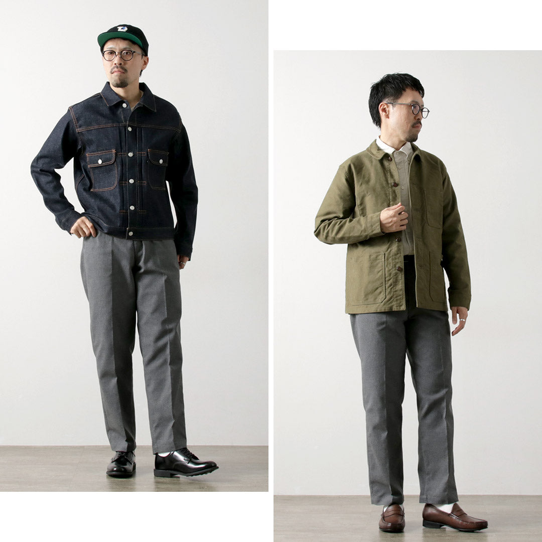 FOB FACTORY / F0538 STA-PREST 와이드팬츠