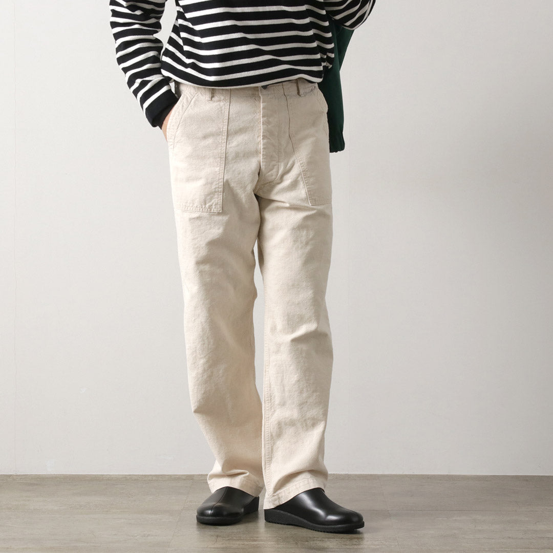 FOB FACTORY / Pantalon de fatigue en chanvre et coton