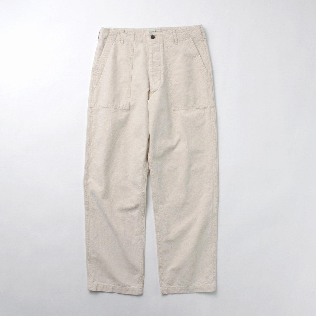 FOB FACTORY / Pantalon de fatigue en chanvre et coton