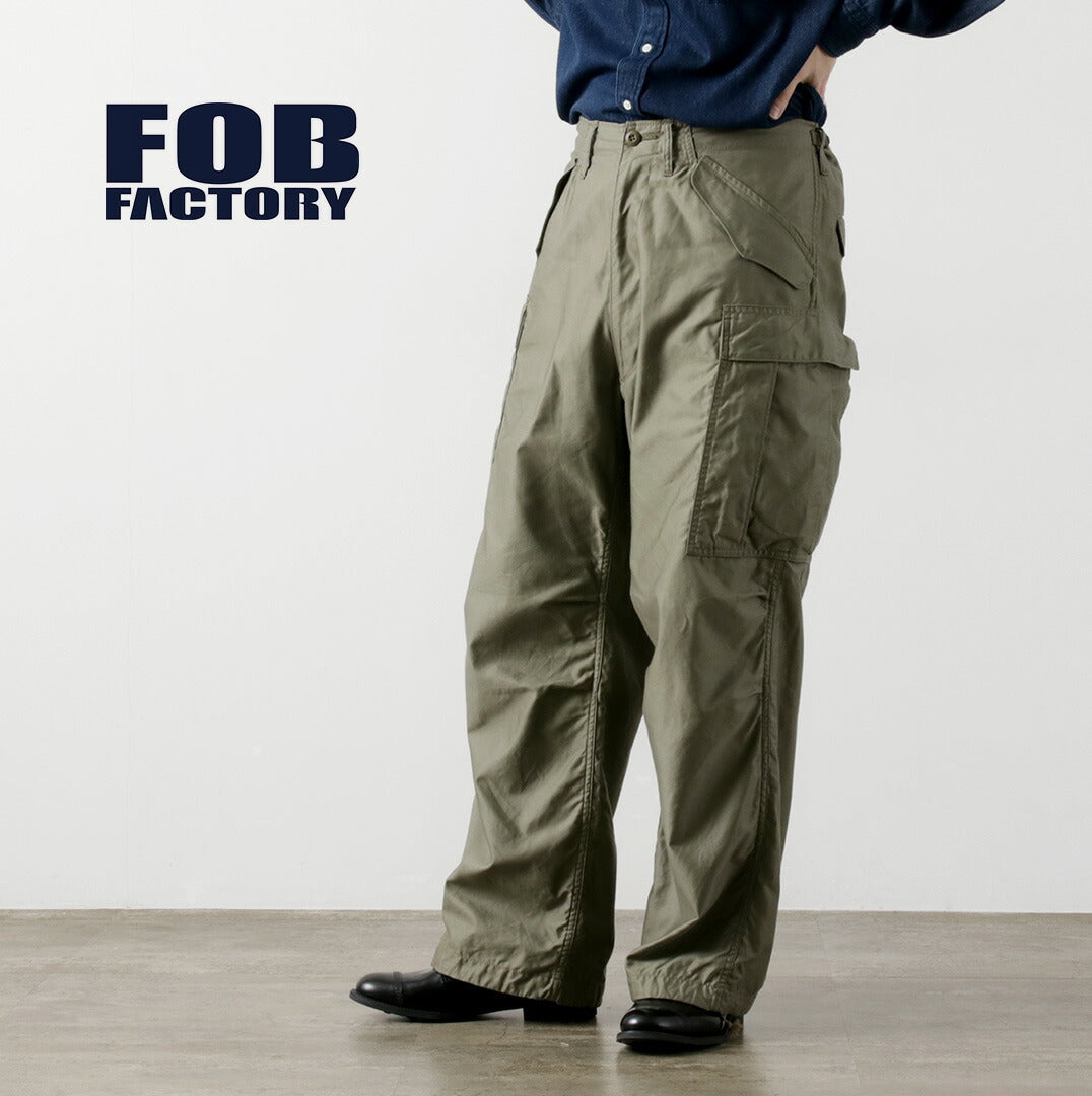 FOB FACTORY / F0534 M-65 Pantalón cargo de campo