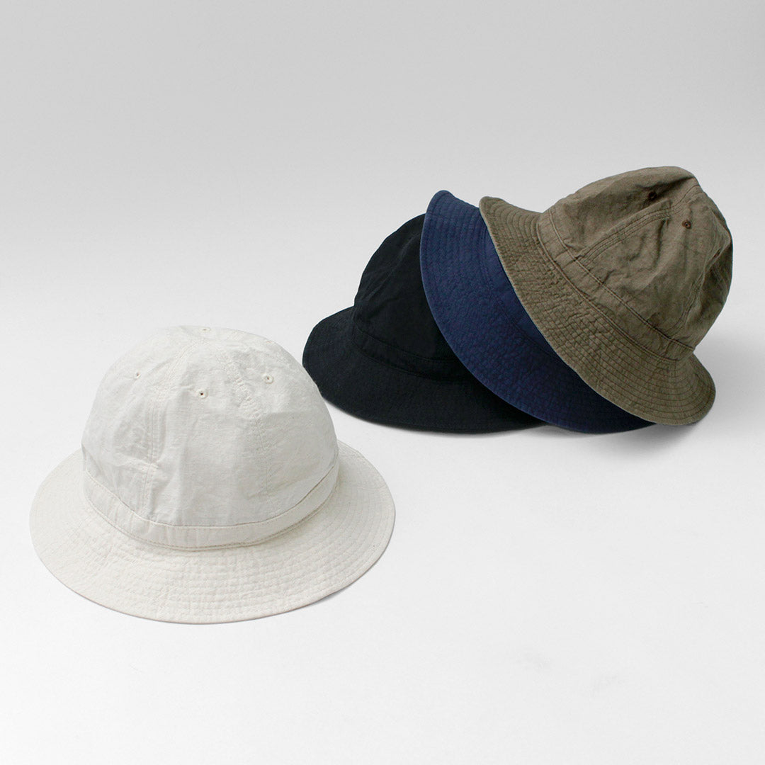 HIGHER / Chapeau météo en lin et coton à 6 panneaux