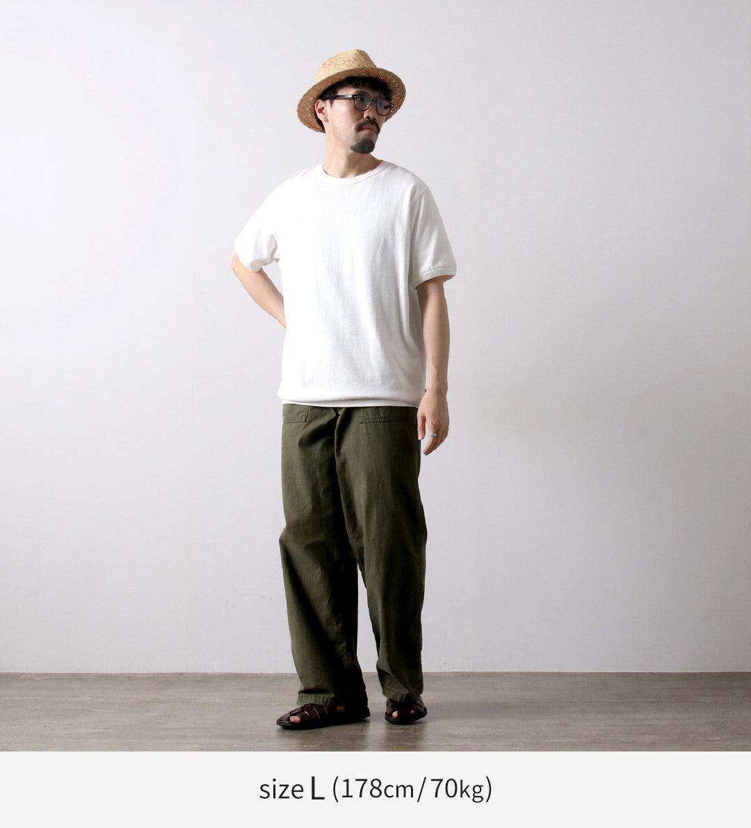 GOHEMP / T-shirt côtelé lourd 10oz