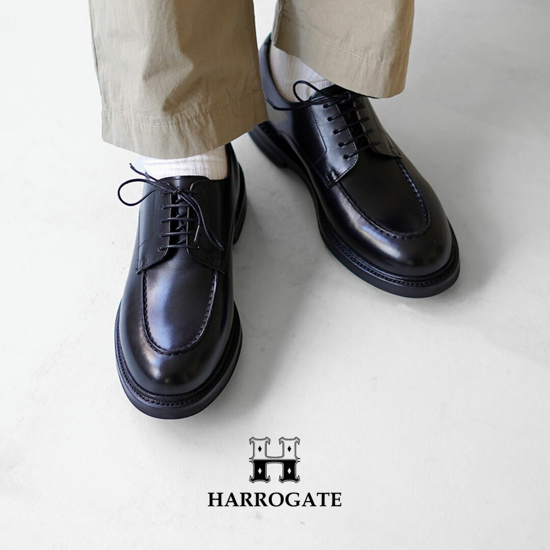 HARROGATE / Chaussures en cuir à pointe en U