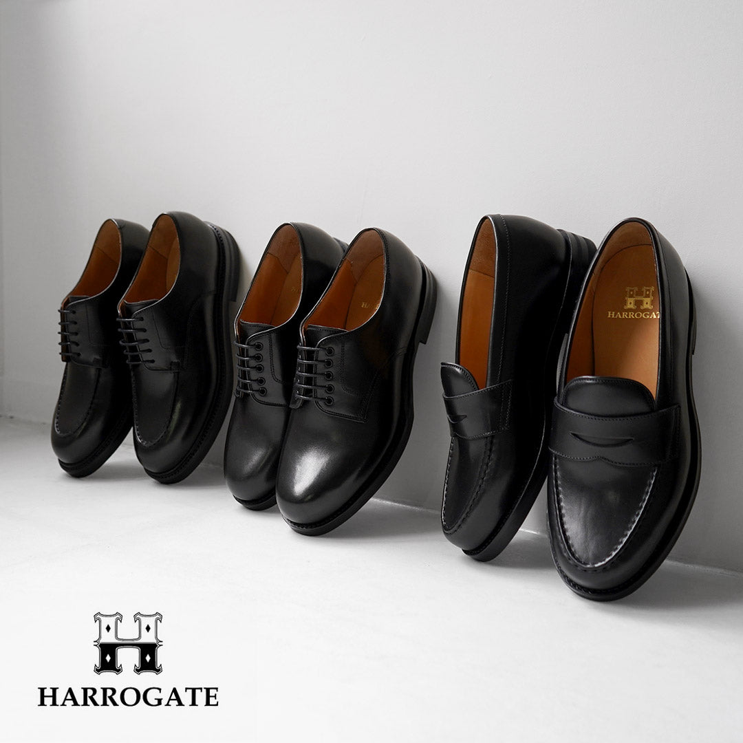 HARROGATE / Chaussures en cuir à pointe en U