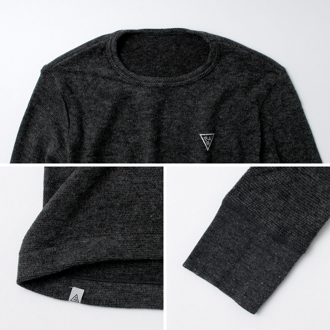 RAG / Heat System 圆领长袖 T 恤