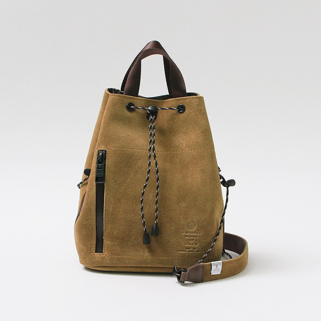 AS2OV / Mochila con cordón de ante repelente al agua