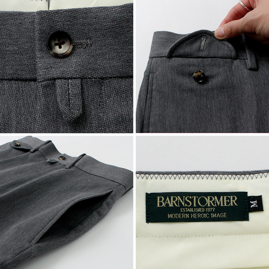 BARNSTORMER / Pantalon Chino en Jersey Habillé