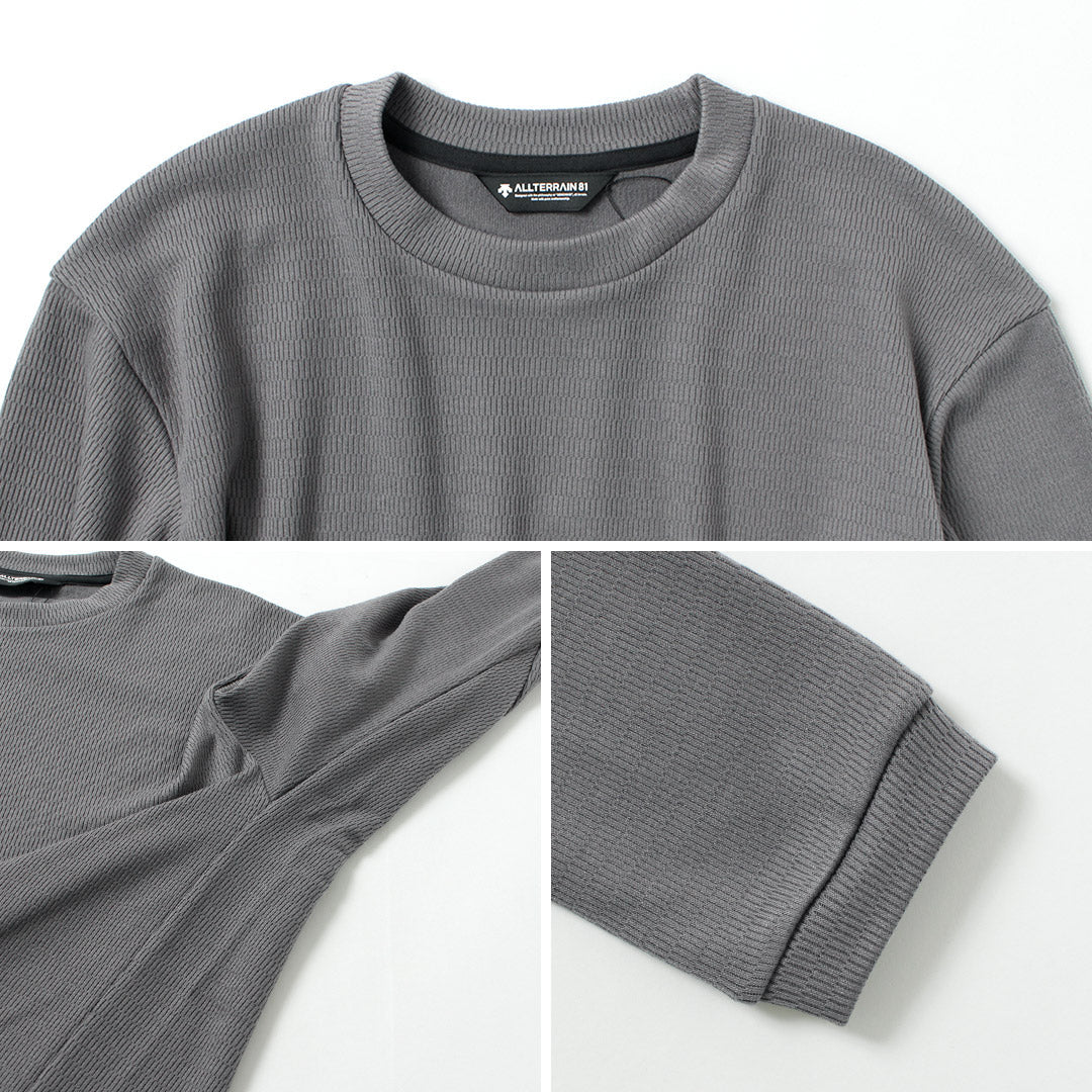 DESCENTE ALLTERRAIN 81 / Jersey térmico cepillado con cuello redondo