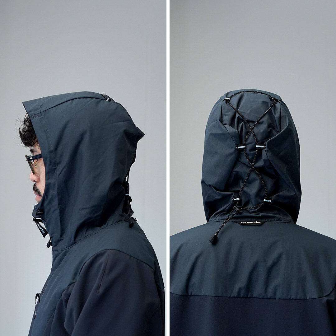 AND WANDER / Veste Shell Extensible