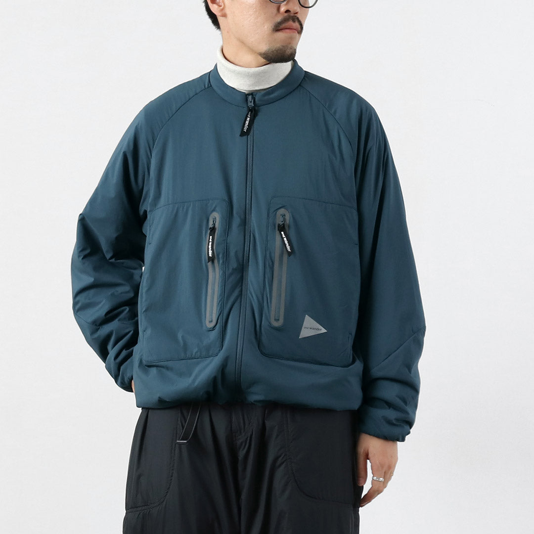 AND WANDER / Veste sans col Alpha AIR
