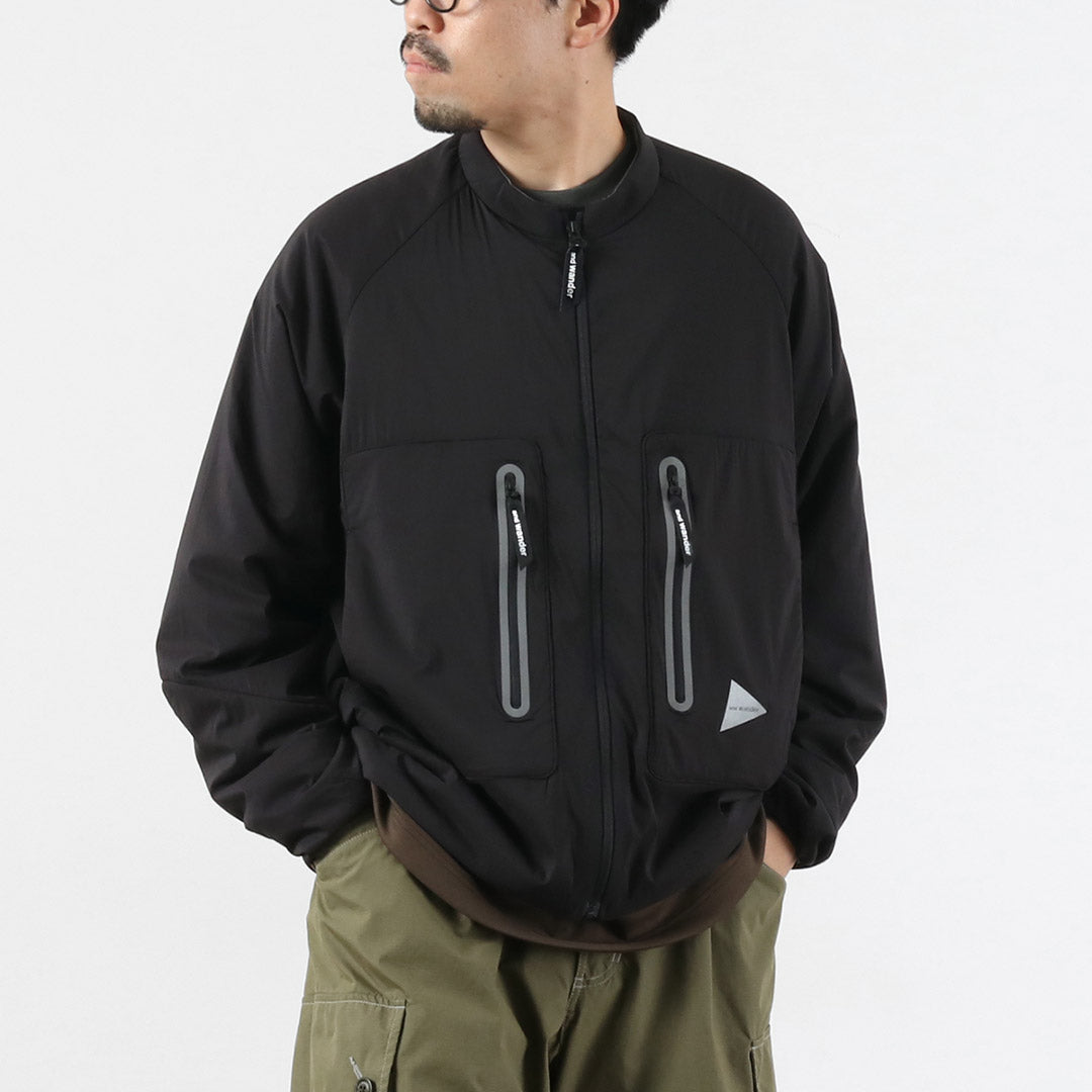 AND WANDER / Veste sans col Alpha AIR