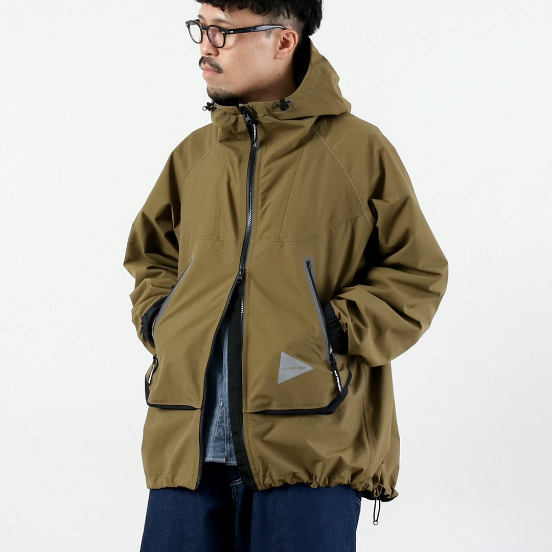 AND WANDER / Veste de pluie ample