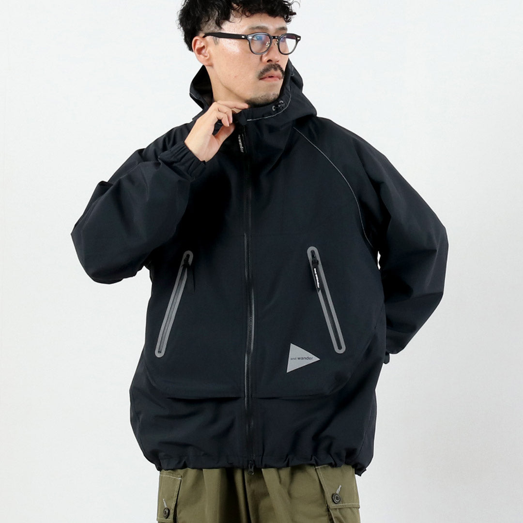AND WANDER / Veste de pluie ample