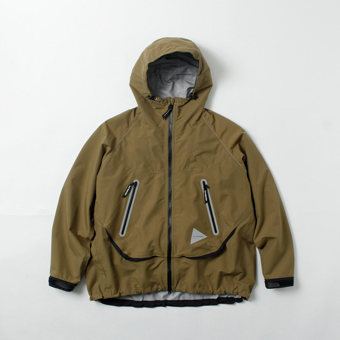 AND WANDER / Veste de pluie ample