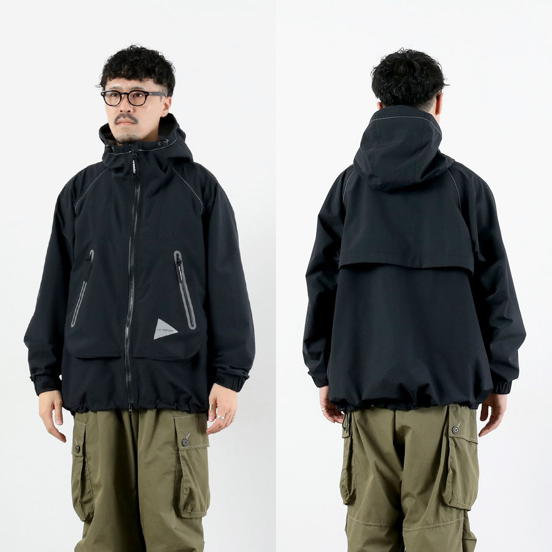 AND WANDER / Veste de pluie ample