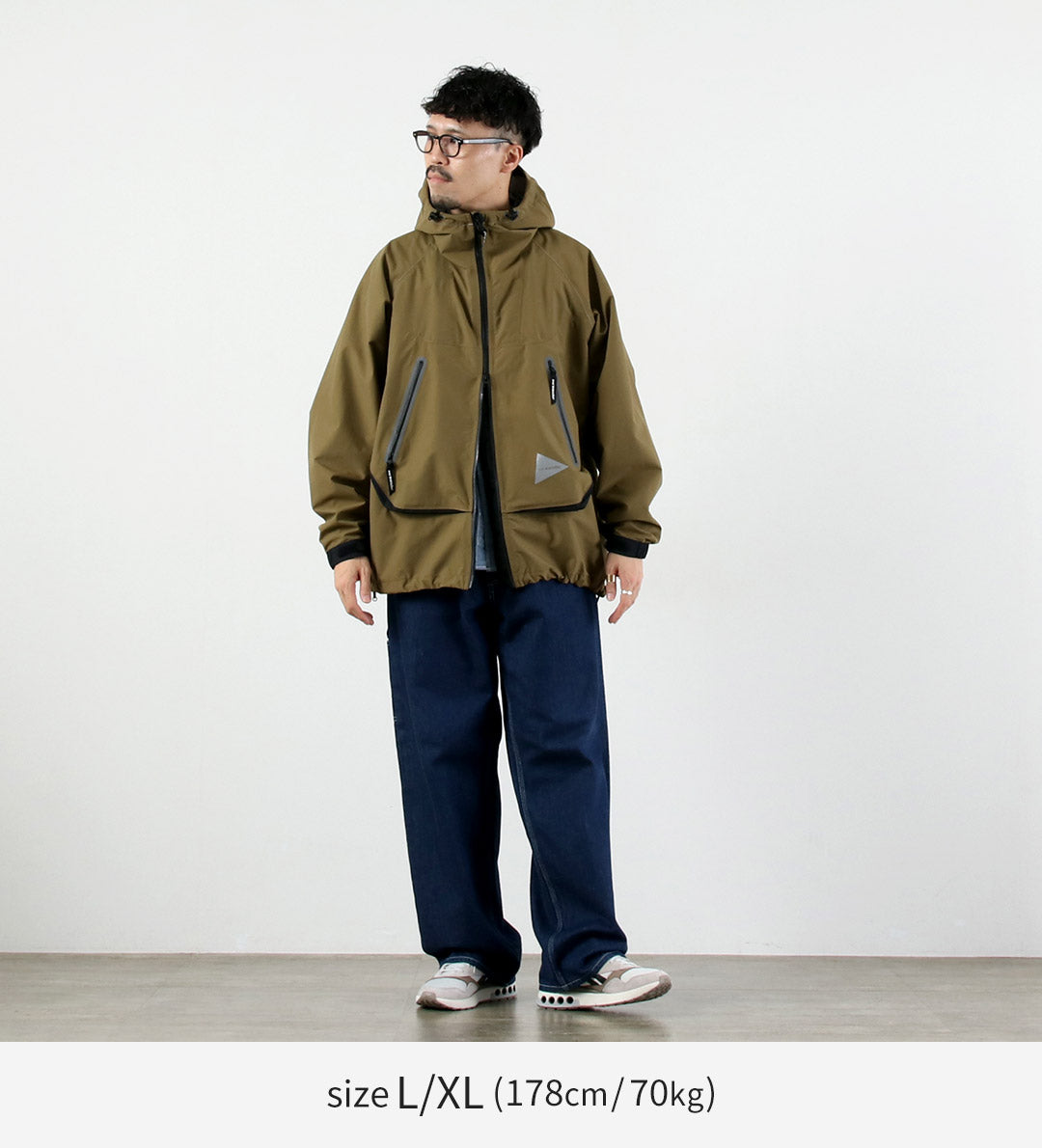 AND WANDER / Veste de pluie ample