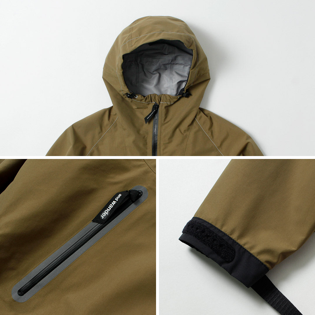 AND WANDER / Veste de pluie ample