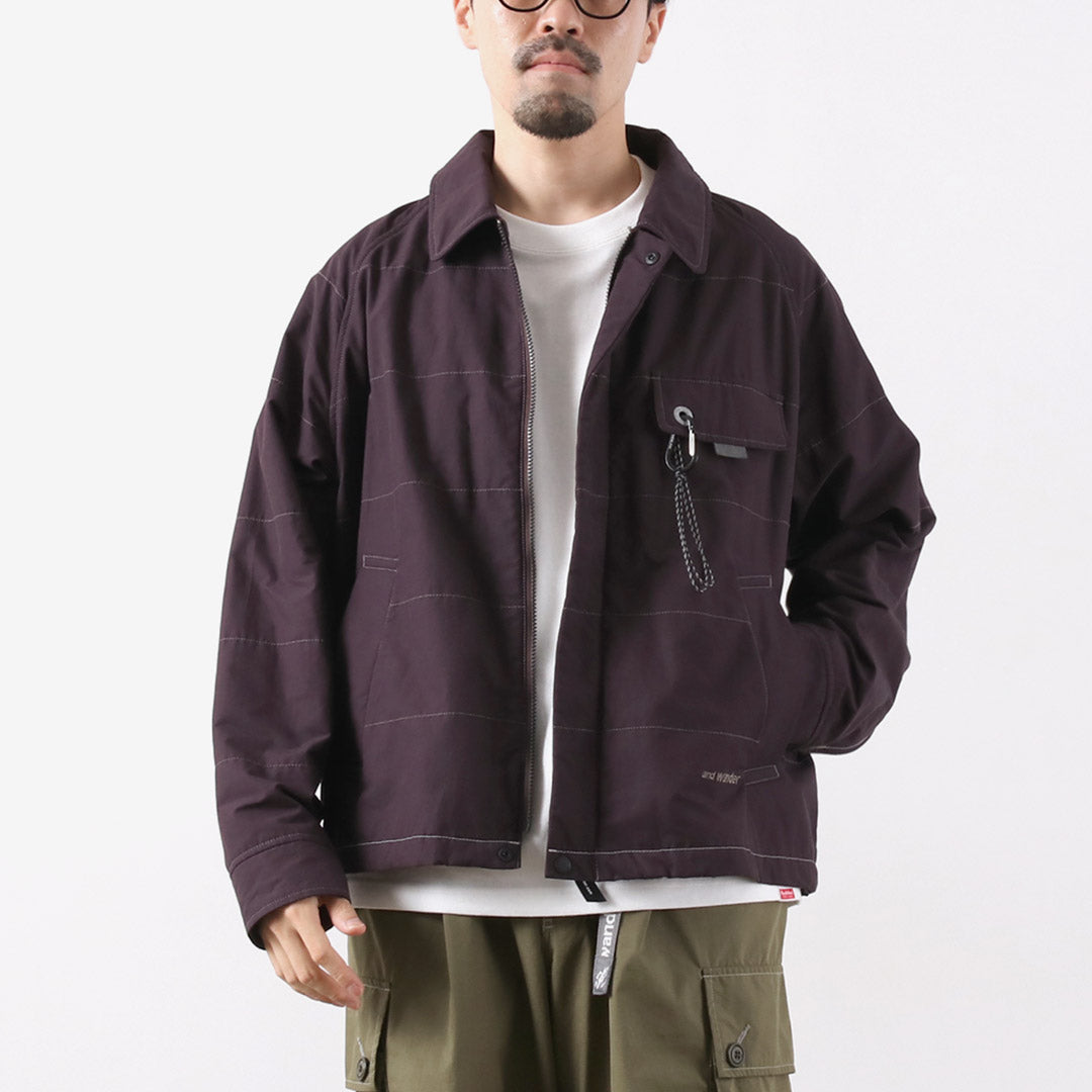 AND WANDER / Veste Octa Swing Top en coton et nylon