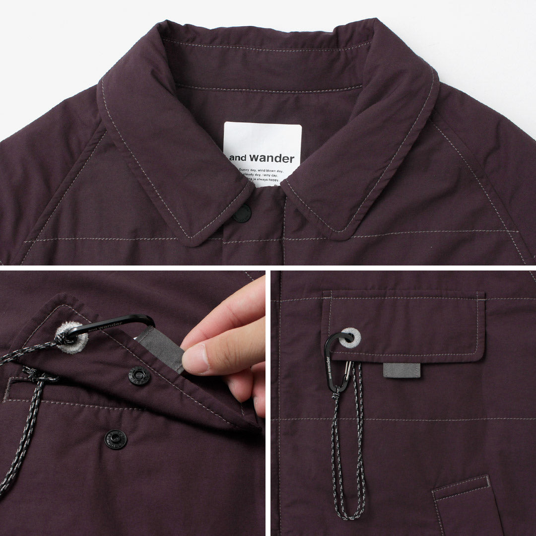 AND WANDER / Veste Octa Swing Top en coton et nylon