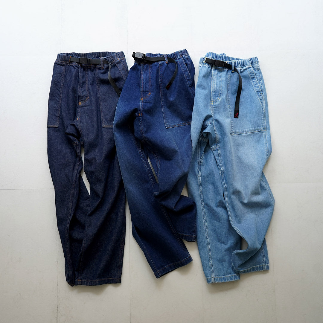 GRAMICCI / Pantalones Ridge cónicos sueltos de mezclilla elástica