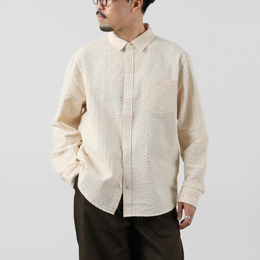 WAX LONDON / Seersucker Corduroy Sherry Shirt