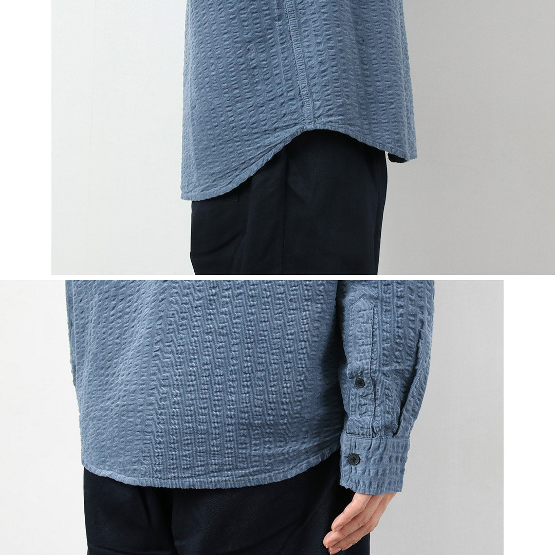 WAX LONDON / Seersucker Corduroy Sherry Shirt