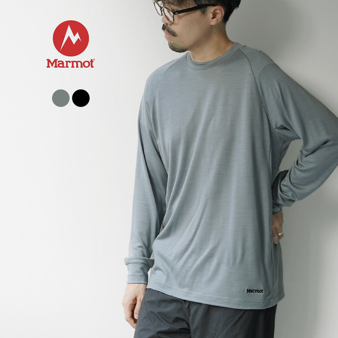 MARMOT / 美利奴羊毛长袖 T 恤