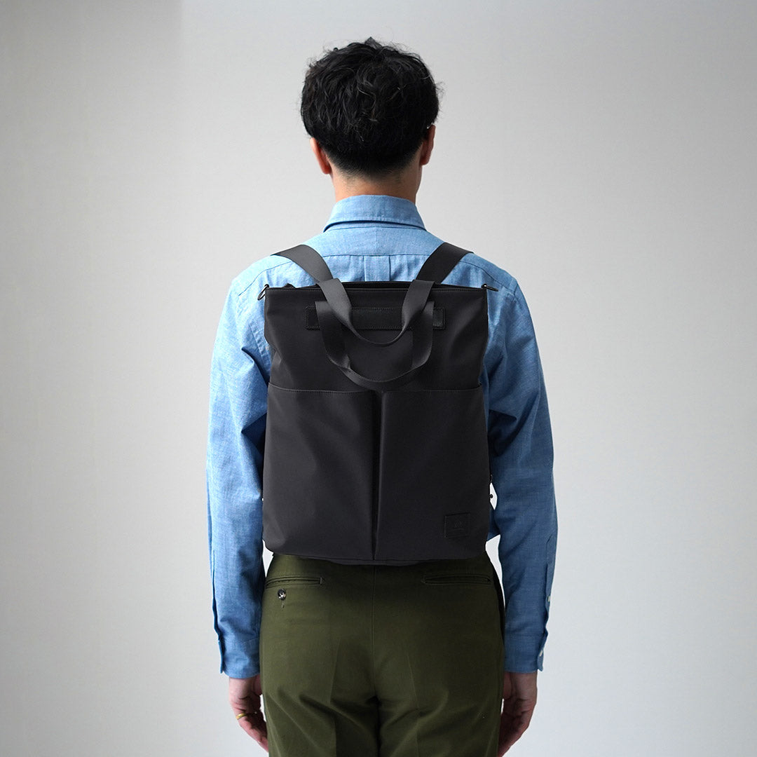GLENROYAL / 3-Way Nylon Twill Tote Bag