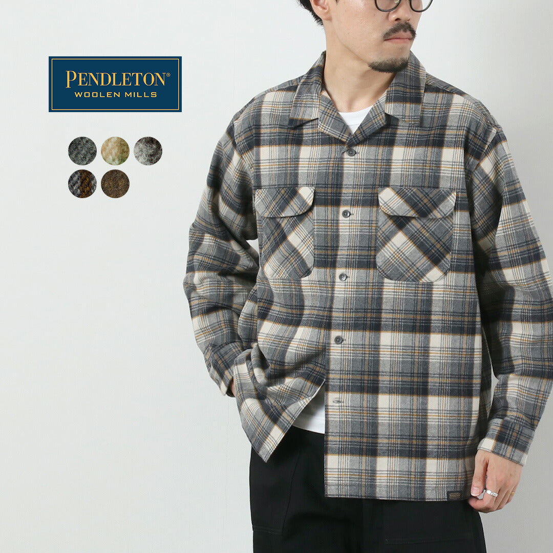 PENDLETON / Open Collared Shirt