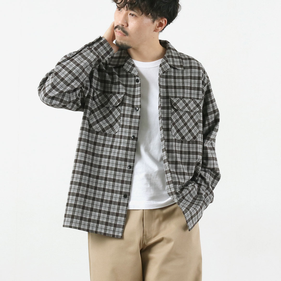PENDLETON / Open Collared Shirt