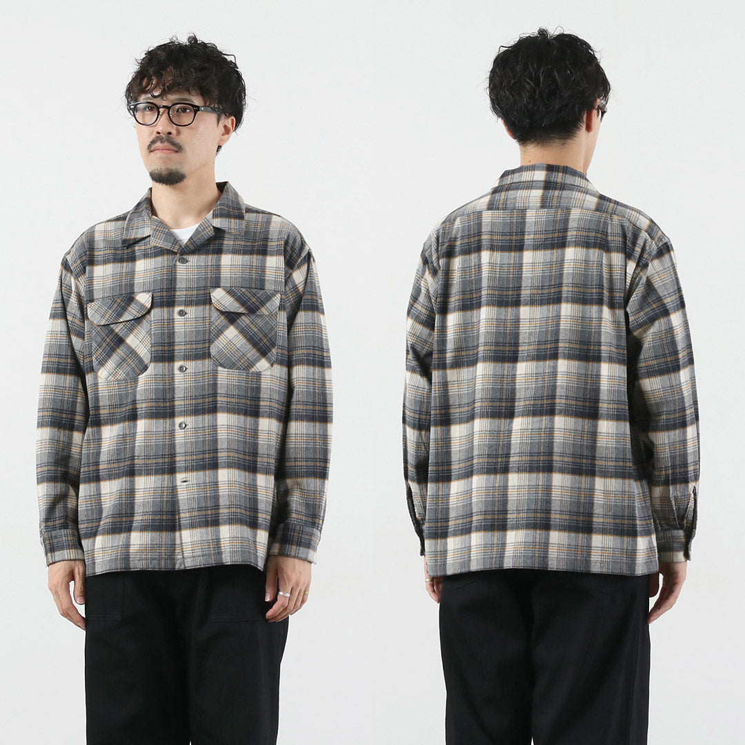 PENDLETON / Open Collared Shirt