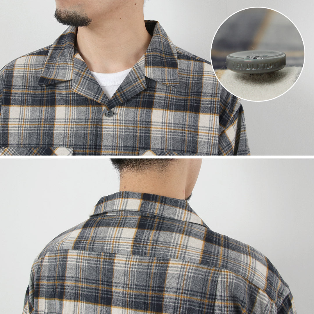 PENDLETON / Open Collared Shirt