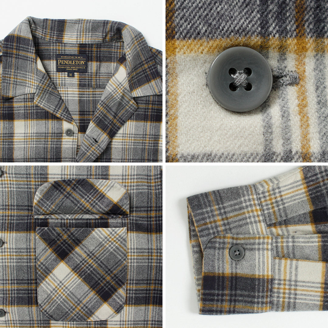 PENDLETON / Open Collared Shirt