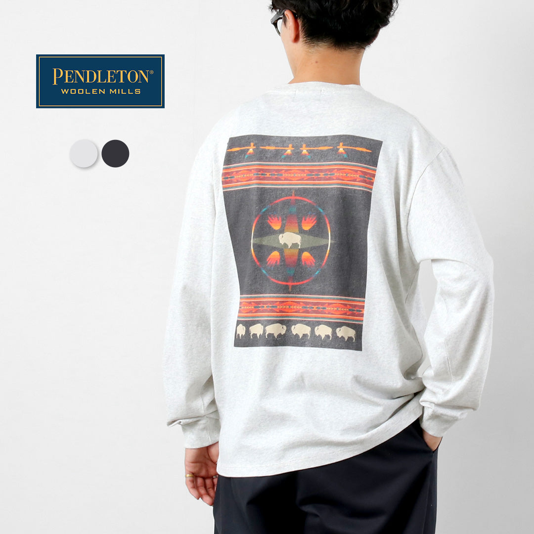 PENDLETON / 背面印花長袖T卹