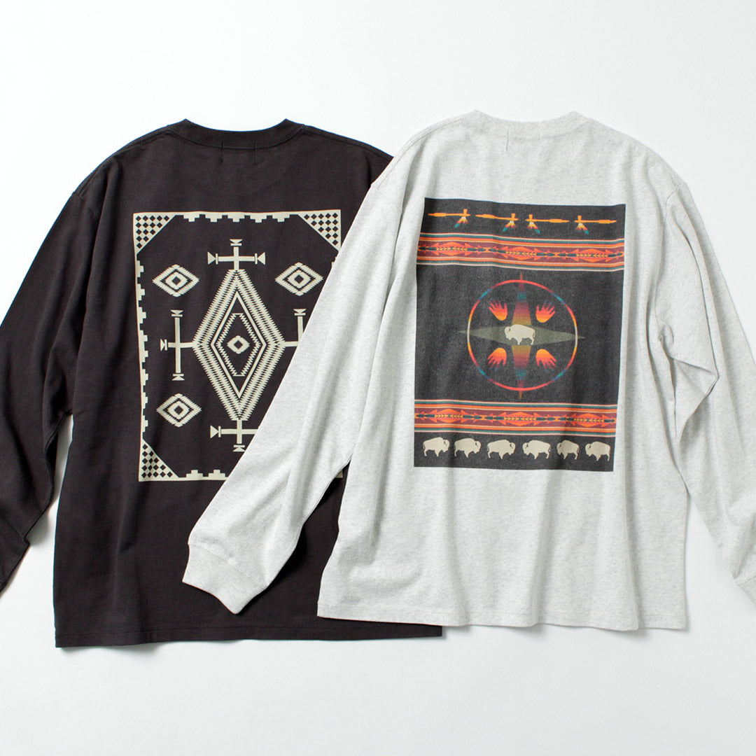 PENDLETON / 背面印花長袖T卹