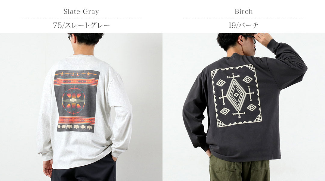 PENDLETON / 背面印花長袖T卹