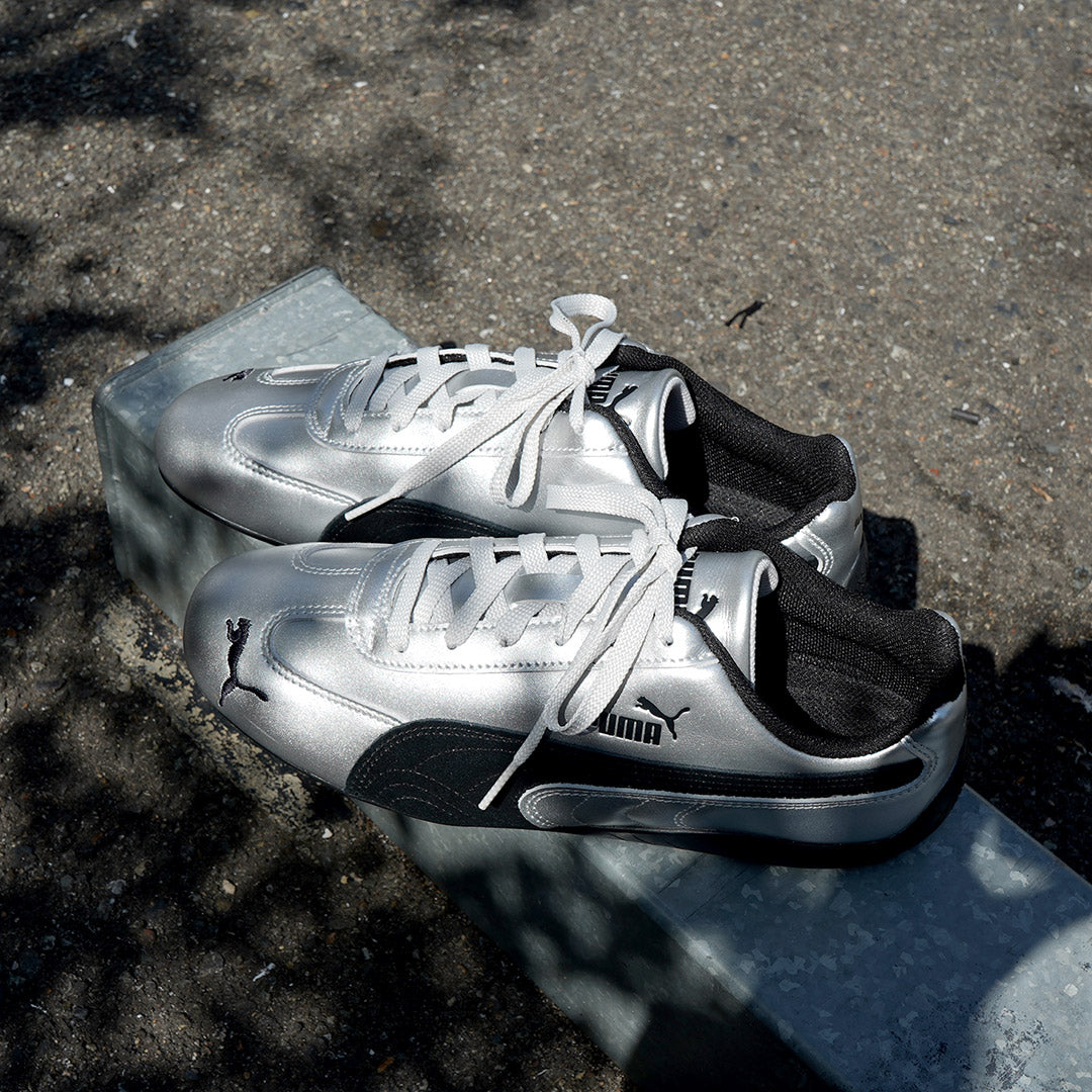 PUMA / Baskets métallisées Speedcat
