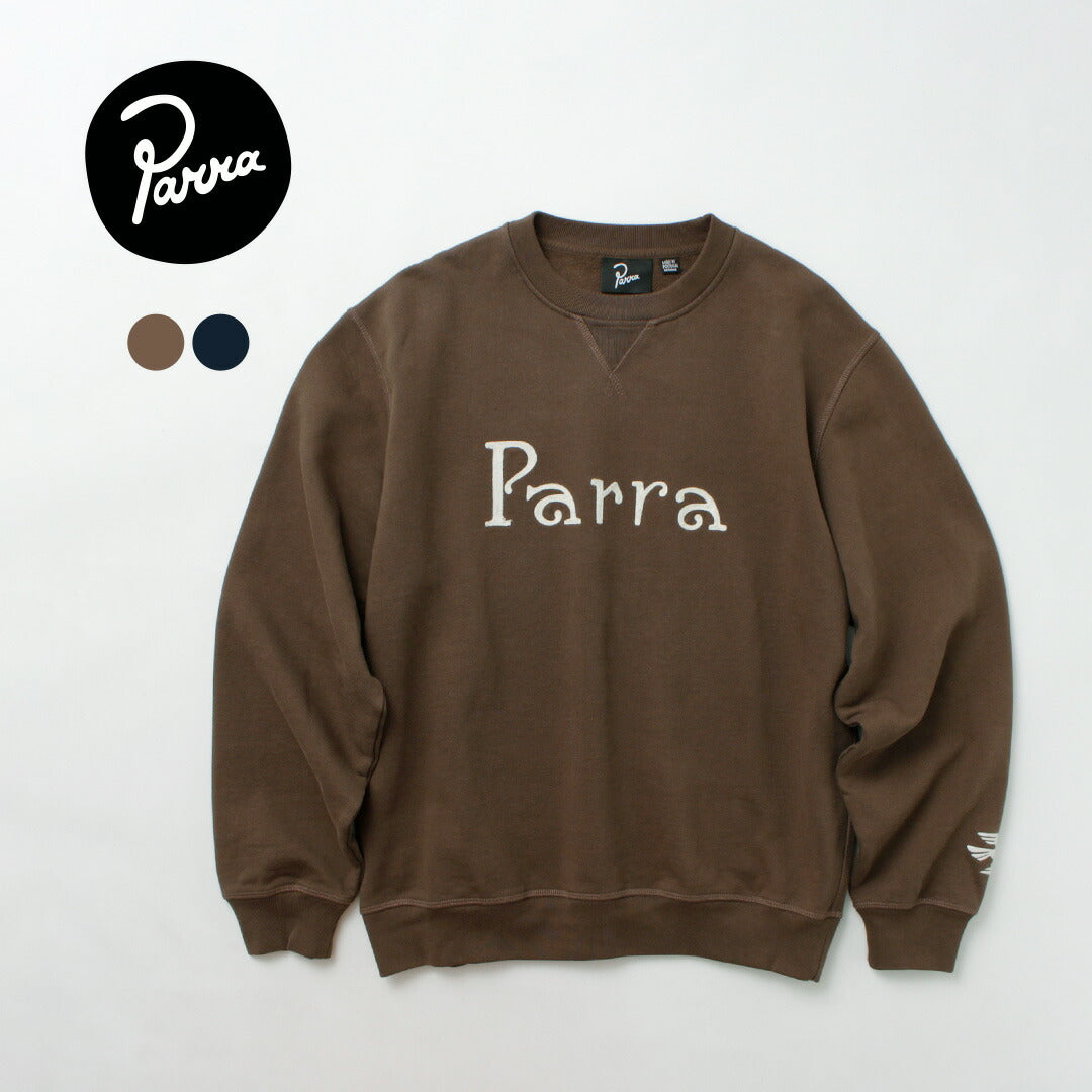 BY PARRA / Weird Trad Logo Crewneck Sweatshirt