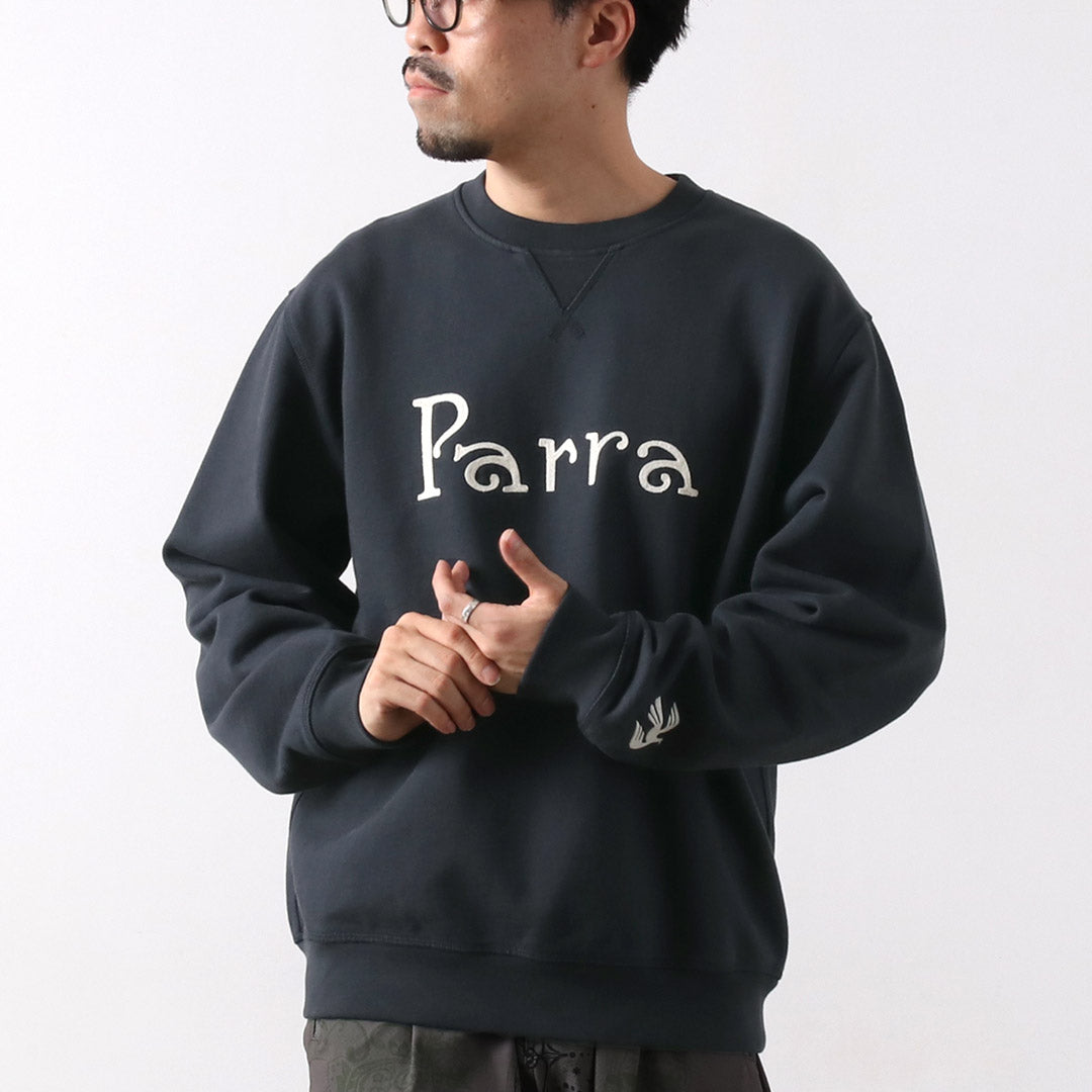 BY PARRA / Weird Trad Logo Crewneck Sweatshirt
