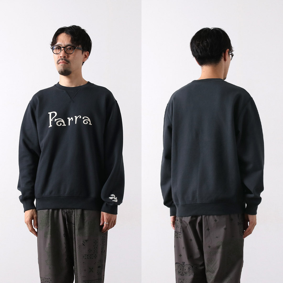 BY PARRA / Weird Trad Logo Crewneck Sweatshirt