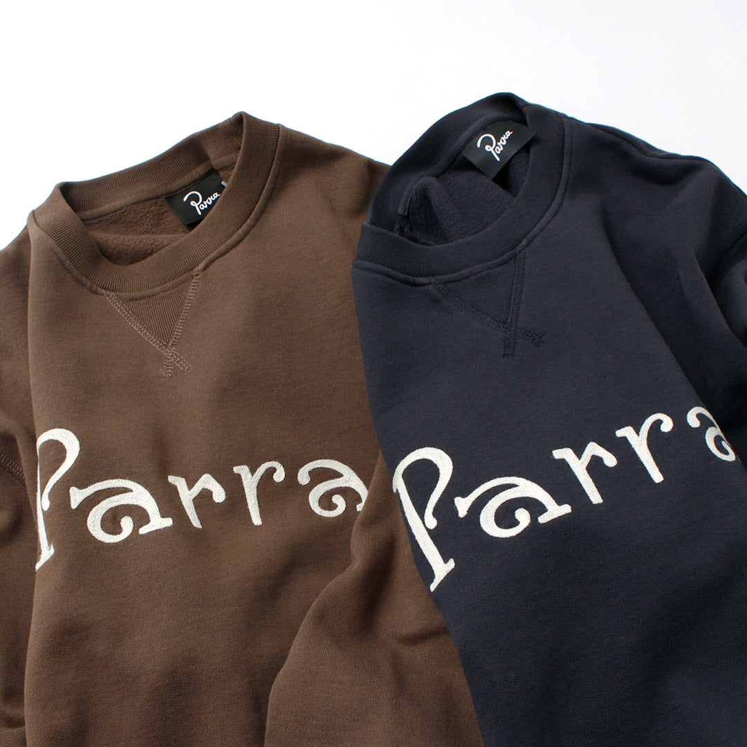 BY PARRA / Weird Trad Logo Crewneck Sweatshirt