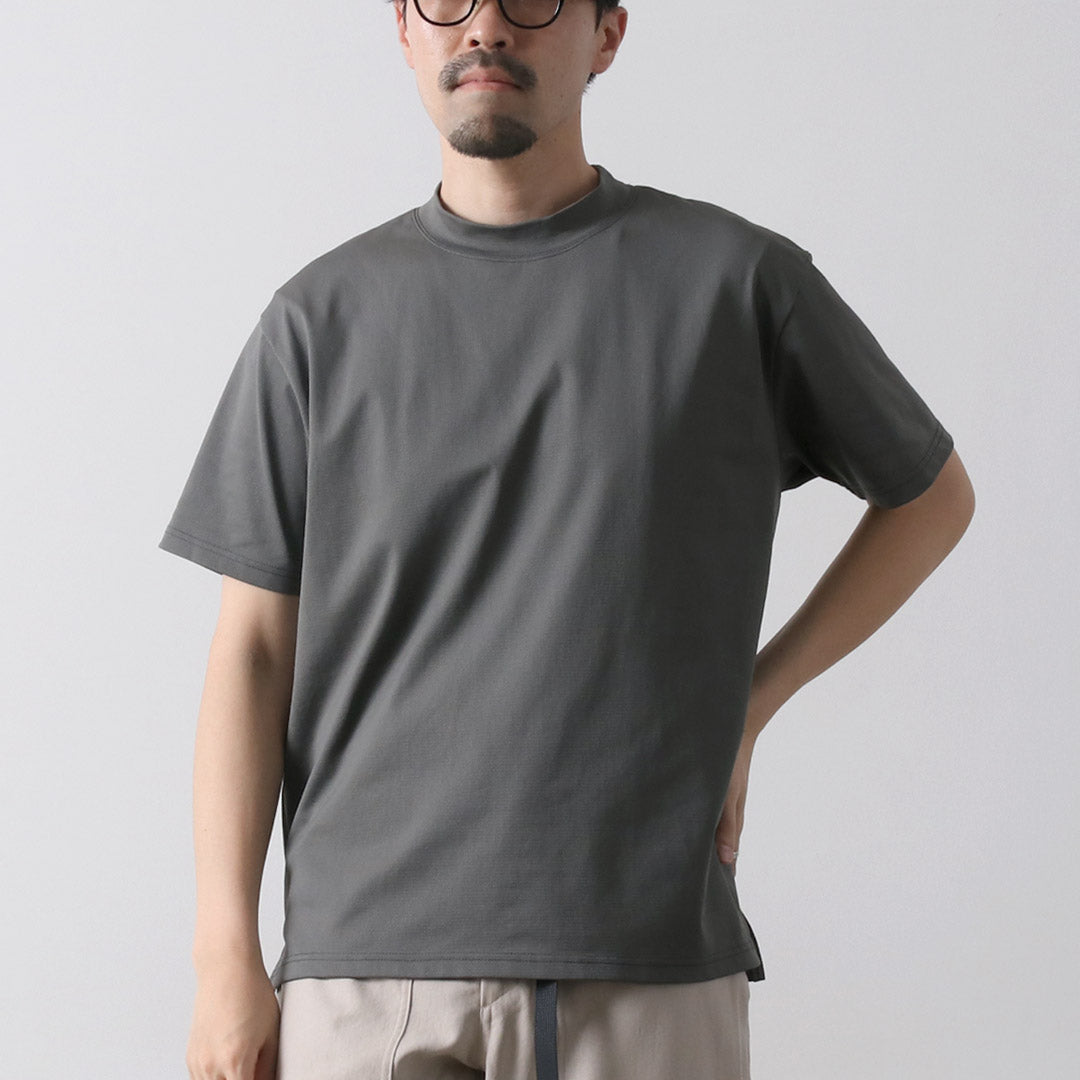 RAG / Soft Cool Mock Neck Short Sleeve T-Shirt
