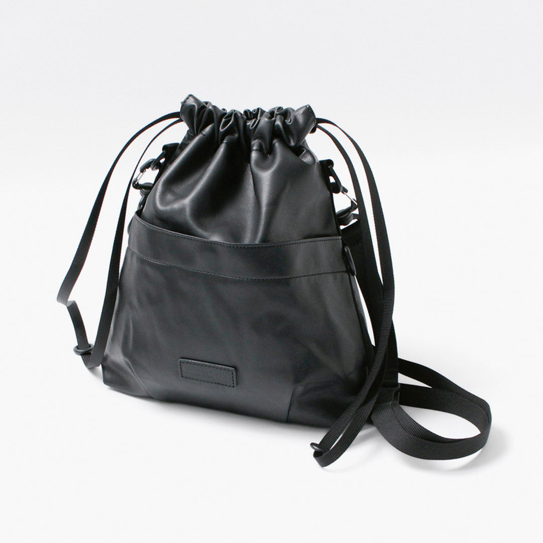 BAICYCLON BY BAGJACK / Synthetic Leather Drawstring Bag