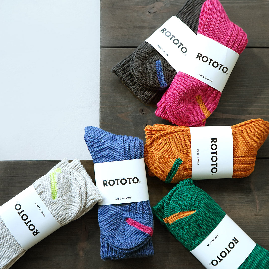 ROTOTO / Chaussettes épaisses côtelées